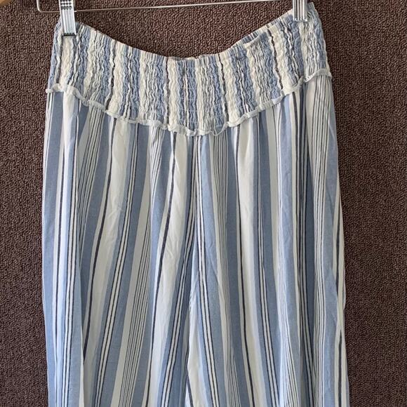 Ron Jon Wide Leg Pants w/Elastic Waist - Picture 1 of 7